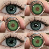 1Pair Color Contact Lenses for Eyes Natural Blue Colored Pupils Green Eye Color Lens Gray Contacts Brown Lenses Yearly