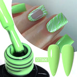 7ml Rubber Base Nail Gel Polish Nude Milky White DIY Nail Art Soak Off Gel Polish Semi Permanent Painting UV Vernis