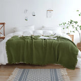 100% Cotton Blanket Yarn Dyed Shawl Tassels Style Plaid Jacquard Blankets Skin-friendly Bed Linen High Quality Gift cobertor