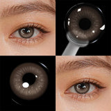 Eye Eyes Color Contacts Colored Contact Lenses Lens Cosmetics Beauty Blue Green 14.5mm 2Pcs 6 Months Half Year Use