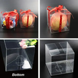 PVC Clear Transparent Candy Gift Box Plastic Packaging Gift Box Baby Birthday Shower Wedding Event Party Favors Boxes Chocolate