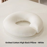 Professional Salon Use round Face Pillow Massage Bed Hole Pad Removable Cover Neck Shoulder Back Massager U-Shaped Pillow