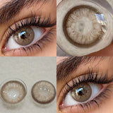 Colored Contact Lenses Myopia Power 14.2mm Small Pupil Half-Year Disposable