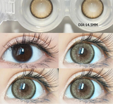 2 Pair Colored Beauty Pupil Makeup Lens  Brown Eye Lenses Gray Contact Green Eye Lenses Blue Lenses Yearly