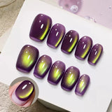 Grape Purple Colored Cat Magnetic Gel Nail Polish Blueberry Guava Passion Fruit Soak Off UV Varnish Nail Salon 10ml