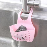 Creative Sink Drain Storage Rack Hanging Kitchen Sink Rack Adjustable Faucet Push Rack Storage Hanging Basket Kitchen Supplies