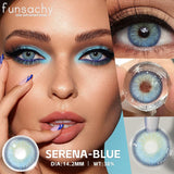 Fashion Color Contact Lenses for Eyes 1 Pair Korean Soft Natural Lenses Gray Pupils Eye Makeup Contacts Blue Brown Lens