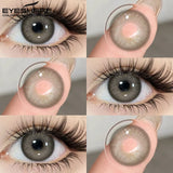 1pair Colored Contact Lenses for Big Eyes Blue Beauty Pupils Gray Eye Lenses Brown Eye Contacts fashion Green Lenses