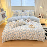 New 3D Carved Milk Fleece Single Duvet Cover Thicken The Warm Quilt Cover in Autumn and Winter Skin-friendly Bedding