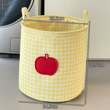 Large Capacity Laundry Hamper Foldable Fabric Dirty Clothes Basket Bathroom Storage Bucket Home Use Organizer Cute Style