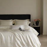 4Pcs Luxury Embroidery 1000TC Lyocell Eucalyptus Fiber Soft Silky Bedding Set Duvet Cover Set Bed Sheet/Fitted Sheet Pillowcases