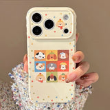Cute Puppy Case for iphone 17promax Shockproof Cartoon Case for iPhone 16 15 14 13 Pro Max Ins Protector Cover for iphone 17pro