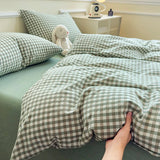 100% Cotton Comforter Cover Stripe Style Duvets Cover Skin-friendly Quilts Cover Home Bedding housse de couette (No Pillowcase)