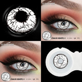 1pair Halloween Color Contact Lenses Cosplay Contact Lenses Anime Red Eye Lenses Blue Makeup Contact Lens Yellow Lenses