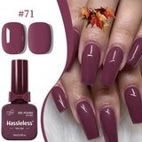 Single-use gel nail polish, 15ml each, requires LED lighting, solid color, a must-have for manicures | Vibrant nail colors | Nai