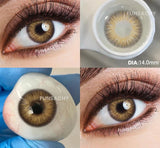 2pcs Color Eye Contact Lenses Blue Contact Lenses for Eyes Fashion Gray Pupils Cosmetics Green Natural Soft Lens Yearly