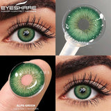 1Pair Color Contact Lenses for Eyes Fashion Blue Eye Lenses Natural Brown Lens Green Contacts Yearly Gray Beauty Pupils