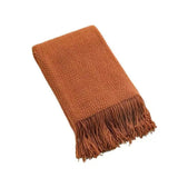 Bohemian Style Tassel Blanket Autumn Winter Travel Office Sofa Cover Blanket Nap Warm Blanket Large Size Knitting Workmanship