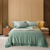 Gradient Luxury Bedding Set Lyocell Soft Silky Cool Feeling Antimicrobial Duvet Cover Flat/Fitted Bed Sheet Pillowcases 4Pcs