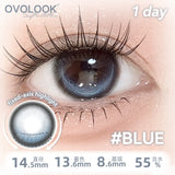 Silicone Hydrogel Fixed Highlight Lenses Light Gray Colored Contact Lenses With Prescription For Women
