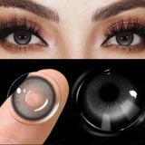 Natural Colored Contact Lenses for Eyes 1 Pair Brown Lenses Fashion Makeup Lenses 42% Water Beauty Pupils