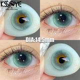 Color Contact Lenses 2Pcs New Product Cosplay Anime Purple Green Lenses Soft Lens