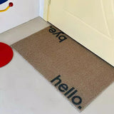 Nordic PVC Letters Welcome Doormat Cuttable House Entrance Mat Rug Carpet Anti Dust Floor Tidy Pad Outdoor Home Decor