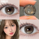 1 Pair New Product Color Contact Lenses Degrees Fashion Comfort Soft Nature Brown Pink Lenses Fast Shiping