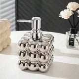 300ml Liquid Soap Dispenser Press Separated Bottle Bathroom Accessories Ceramic Household Body Wash Shampoo  Dispenser Bottle