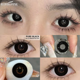 1Pair Cosplay White Color Contact Lenses Halloween Scary Contact Lenses Crazy Red Eye Makeup Lenses Black Beauty Pupils