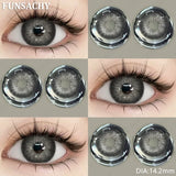 1Pair Colored Contact Lenses for Eyes Blue Eye Lenses Green Fashion Lenses High Quality Brown Natural Gray Eye Contacts