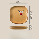 Exquisite and Beautiful Plates Ceramic Tableware Highend Feel Niche and Cute Breakfast Plates