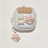 Cute Cartoon Clear Earbuds Cover For Samsung Galaxy Buds 2 Pro Buds FE Live Buds2 Pro Buzz 2 Pro buzz2 Case Lovely Bracele Funda