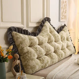 Soft Skin-friendly Cute Crown Shaped Cushion Various Patterns Bedding Waist Protection Pillow Fluffy Comfortable Tatami Bolster