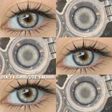 1pair Natural Colored Contacts Lens Blue Lenses Green Contacts Soft Beauty Makeup Pupils Brown Contact Lenses for Eyes