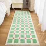 Long Tufting Grids Bathroom Mat Living Room Carpet Bathmat Bedroom Bedside Rug Soft Floor Pad Aesthetic Home Decor