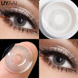 Contact Lenses Gray Cosmetic Eyes Colored Lens Natural Pupils Black Makeup Colored Pupils Beauty Black lenses Woman Makeup