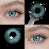 Colored Contact Lenses Lalens Glacier Brown Blue Color Contacts Eye Lens Eyes Half Year 2Pcs