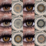 1 pair softlense brown color contact lenses for eyes gray lenses blue lenses eye makeup Beauty Contacts