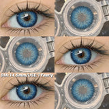 1 pair Brown Natural Color Contact Lenses for Eyes RIYADH Series Softlenses Korean Eye Makeup Fashion Blue Color Lenses