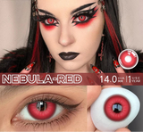 1 Pair Halloween Contact Lenses for Eyes Cosplay Lenses Anime Lenses Anime Accessories Lenses Black Lenses Red Lens