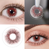 Colored Contacts Lenses Black Natural Pupils Beauty 14.5mm Big Eyes Beauty Cosplay Contact Lens Brown Lenses for  Dating