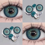 Aegean Sea Natural Color Contact Lenses Colored Contacts 1 Pair of Prescription Yearly Use Small Pupil Lenses
