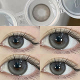 Black Large Diameter Color Contact Lenses Men 1pair/2pcs Color Cosmetics Fashion Accessories with Diopter Prescription Lenses