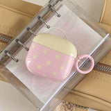 Lovely Pink Earphone Case For Apple AirPods Pro 2 Soft Cover Cute Yellow Star Pattern Silicone Protector For AirPods 1 2 3 4