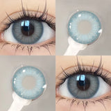 1Pair Green Lenses Color Contact Lenses for Eyes Blue Gray Pupils Cosmetic Diopters Degrees-0.00 to-8.00 Fast Shipping