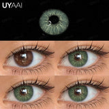 Contact Lenses, Natural Pattern, Bionic Pupil, Black/Brown/Blue/Green Colors, Perfect for Daily Commute