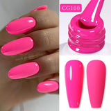 10ml Glitter Sequins Gel Nail Polish Shining Soak Off UV Semi-permanent Varnish Base Top Coat Hard Gel Design