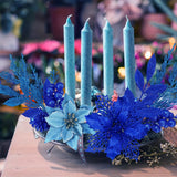 6/12Pcs Artificial Flowers Berry Branches Chritsmas Tree Decoration For Home Decor Xmas New Year Party Supplies Gift Accessories