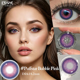 2pcs Purple Fashion Colorld Contact Lenses For Eyes Pupils Natural Lenses Eyes Brown Lenses Blue Eyes Green Lense Makeup